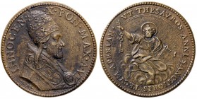 MEDAGLIE - PAPALI - Innocenzo X (1644-1655) - Medaglia A. VI Linc. 1100 AE Opus: G. Molo Ø 37
BB-SPL