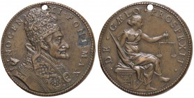 MEDAGLIE - PAPALI - Innocenzo XI (1676-1689) - Medaglia Lincoln 1391 AE Ø 34 Foro
BB