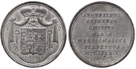 MEDAGLIE - PAPALI - Sede Vacante (1829) - Medaglia 1829 R MB Opus: Gennari Ø 28Maresciallo Augusto Chigi
SPL
