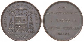 MEDAGLIE - PAPALI - Sede Vacante (1846) - Medaglia 1846 Boccia 104; Bart. p. 268 RRR AE Ø 33Uditore Generale della Reverenda Camera Apostolica Monsign...