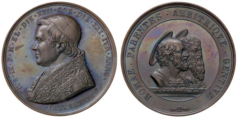 MEDAGLIE - PAPALI - Pio IX (1846-1866) - Medaglia A. I Mont. 65 AE
SPL-FDC