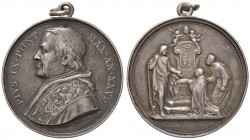 MEDAGLIE - PAPALI - Pio IX (1866-1870) - Medaglia A. XXVI Mont. 58 AG Con appiccagnolo
BB+
