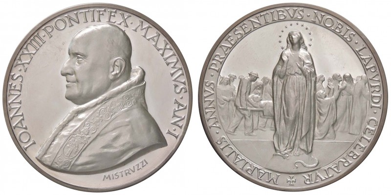 MEDAGLIE - PAPALI - Giovanni XXIII (1958-1963) - Medaglia A. I Mont. 6 R AG
qFD...
