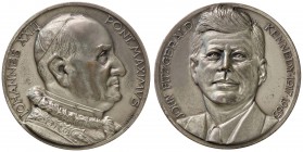 MEDAGLIE - PAPALI - Giovanni XXIII (1958-1963) - Medaglia 1963 - Visita al Quirinale MB Ø 50
SPL