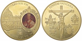 MEDAGLIE - PAPALI - Benedetto XVI (2005-2013) - Medaglia Dedicata a Leone XIII MD Ø 70 Segnetti
FS