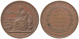 MEDAGLIE - CITTA' - Torino - Medaglia 1892-93 - Premio delle scuole tecniche operaie San Carlo AE Opus: Restelli Ø 40 Colpetti
BB+