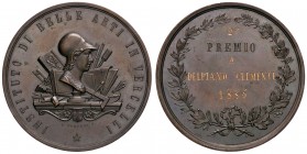 MEDAGLIE - CITTA' - Vercelli - Medaglia 1885 - Premio, istituto di belle arti AE Opus: Seregni Ø 41
qFDC
