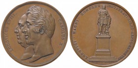 MEDAGLIE ESTERE - FRANCIA - Carlo X (1824-1830) - Medaglia 1827 - Monumento a Luigi XIV AE Opus: Petit Ø 50 Colpetto
qSPL