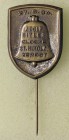 MEDAGLIE ESTERE - GERMANIA - Terzo Reich (1933-1945) - Distintivo 1934 - Dono di una campana alla chiesa di san Nicola a Zerbst da parte di Adolf Hitl...