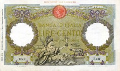 CARTAMONETA - BANCA d'ITALIA - Vittorio Emanuele III (1900-1943) - 100 Lire - Capranesi 17/06/1935 Alfa 387; Lireuro 19/7 Azzolini/Cima
BB+