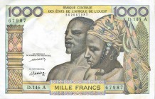 CARTAMONETA ESTERA - AFRICA OCCIDENTALE FRANCESE - 1.000 Franchi
SPL
