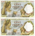 CARTAMONETA ESTERA - FRANCIA - Governo di Vichy (1940-1944) - 100 Franchi 29/01/1942 Kr. 94 Lotto di 2 esemplari consecutivi
FDS