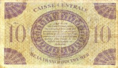 CARTAMONETA ESTERA - FRANCIA - Dipartimenti d'oltremare - 10 Franchi Stirato
qBB