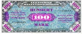 CARTAMONETA ESTERA - GERMANIA - Allied Military Currency - AM Lire (1943-1945) - 100 Marchi 1944 Kr. 197
bello SPL