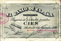 CARTAMONETA ESTERA - SPAGNA - 100 Pesetas Santander
qBB