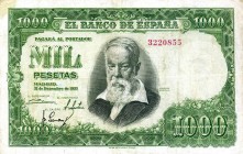 CARTAMONETA ESTERA - SPAGNA - Francesco Franco Caudillo (1939-1975) - 1.000 Pesetas 31/12/1952
BB+