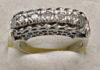 VARIE - Gioielli da antiquariato Anello in oro 18 kt con brillanti 0,25 ct, gr. 6,55
Ottimo