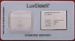 VARIE - Pietre preziose Diamante in confezione e con certificato LuxGioielli, ct 0,20
Ottimo