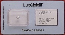 VARIE - Pietre preziose Diamante in confezione e con certificato LuxGioielli, ct 0,20
Ottimo