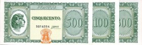 VARIE - Biglietti - Progetto Fiorucci 100-300-500 Lotto di 3 biglietti
FDS