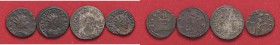 LOTTI - Imperiali Antoniniano di Tetrico I, Claudio II, Probo (2 diversi) Lotto di 4 monete
qBB÷qSPL