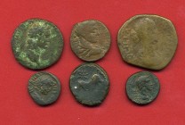 LOTTI - Imperiali Lotto di 6 monete
B÷qBB