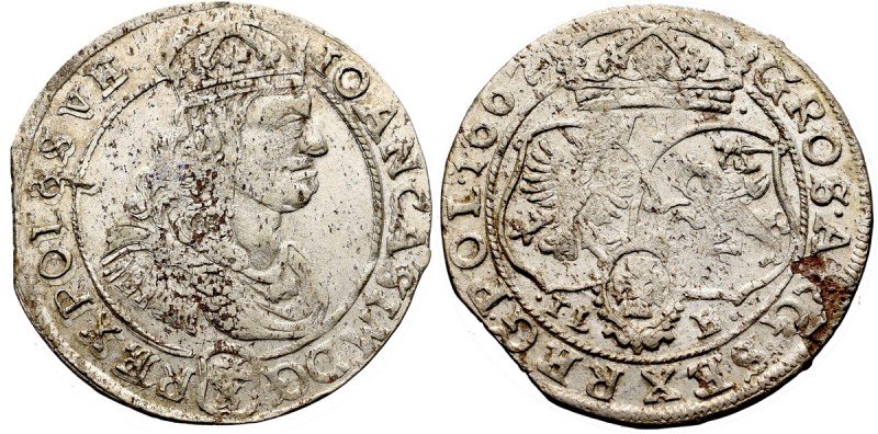 Collection of John II Casimir 6 groschen
 John II Casimir, 6 groschen 1667, Bro...