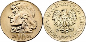 PRL, 10 złotych 1971 Kościuszko