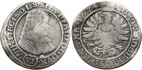 Śląsk, Księstwo Oleśnickie, Sylwiusz Fryderyk, 6 krajcarów 1674