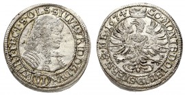 Śląsk, Księstwo oleśnickie, Sylwiusz Fryderyk, 6 Krajcarów 1674 SP