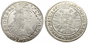 Śląsk, Leopold I, 15 Krajcarów 1663 Wrocław