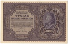 II RP, 1000 marek polskich 1919 I SERJA CD