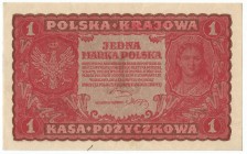 II RP, 1 marka polska 1919 I SERJA JM