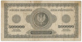 II RP, 500 000 marek polskich 1922 T