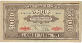 II RP, 50 000 marek polskich 1922 C