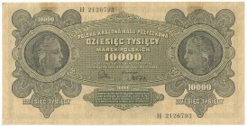 II RP, 10000 marek polskich 1922 H
