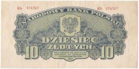 PRL, 10 złotych 1944 - owe KB