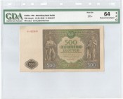 PRL, 500 złotych 1946 H - GDA 64EPQ