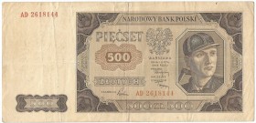 PRL, 500 złotych 1948 AD