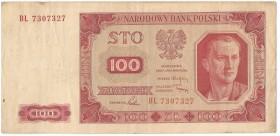 PRL, 100 złotych 1948 BL