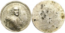 August II Mocny, jednostronna odbitka medalu