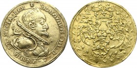 Zygmunt III Waza, Medal wagi 5 dukatów 1608 - kopia galwaniczna
