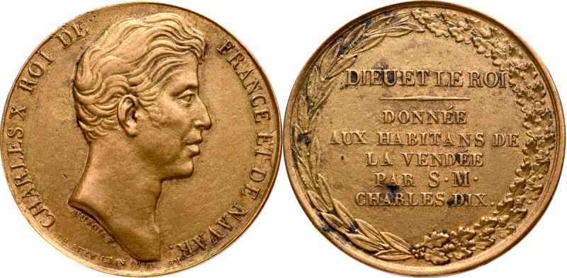 World medals
 Francja, Medal Charles X 
Grade: VF+ 

 Medale zagraniczne