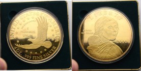 USA, Medal 4 uncje srebra