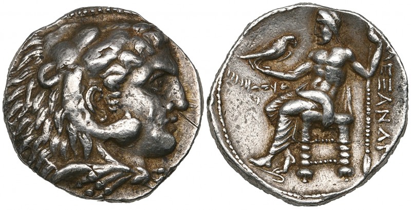 Kings of Macedon, Alexander III (336-323 BC), tetradrachm, Ake Ptolemais, 310-30...