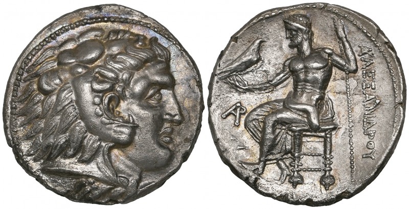 Kings of Macedon, Alexander III (336-323 BC), tetradrachm, Aradus, c. 320-315 BC...