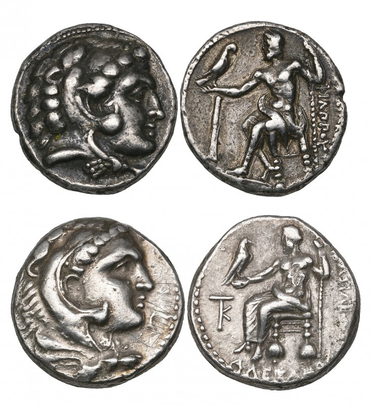 Kings of Macedon, Alexander III (336-323 BC), tetradrachm, Kition (Cyprus), head...