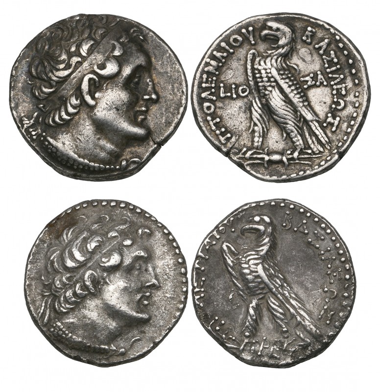 Egypt, Ptolemy VI (180-145 BC), tetradrachm, Salamis, 162/1 BC, diademed head of...