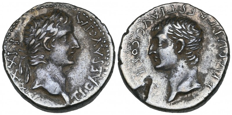 Tiberius and Drusus, drachm of Caesarea-Eusebia in Cappadocia, 33-34, laureate h...