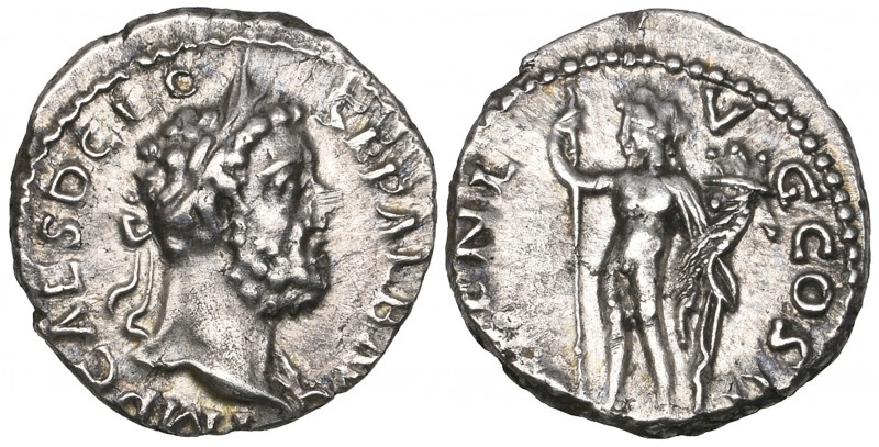 Clodius Albinus (195-197), denarius, Lyon, IMP CAES D CLO SEP ALB AVG, laureate ...